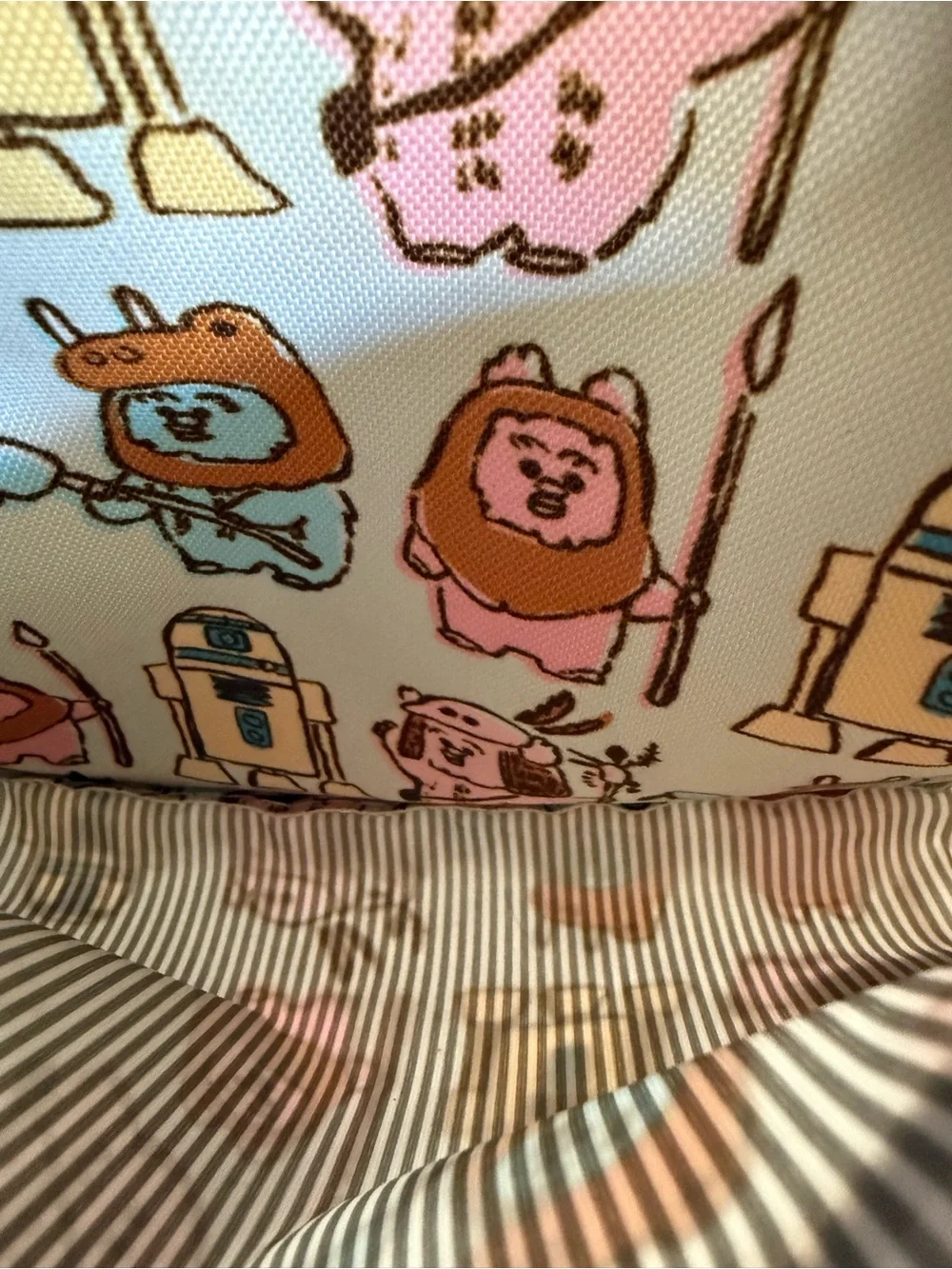 Loungefly Star Wars Pastel Ewok Nylon Backpack Rare Disney Back To School Grail